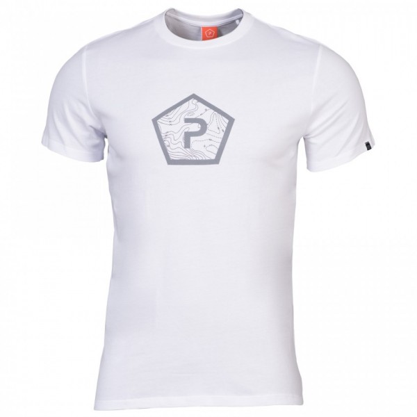 Pentagon Shape T-Shirt weiss