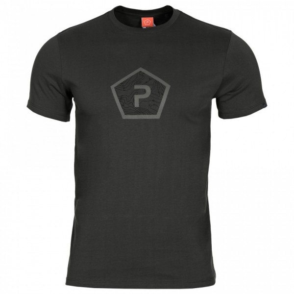 Pentagon Shape T-Shirt schwarz