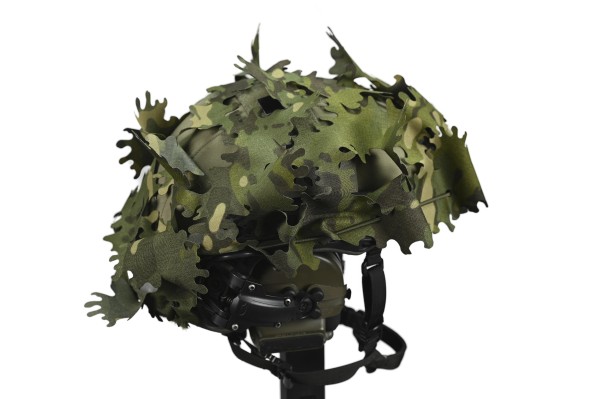 DEFTEX Helmet Camouflage Net Multicam Tropic